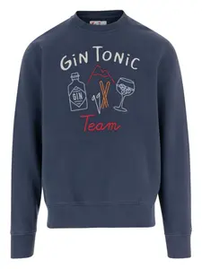 Толстовка с вышивкой Mc2 Saint Barth, синий