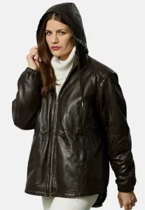 Кожаная куртка camelia Lederjacken24, Dunkelbraun