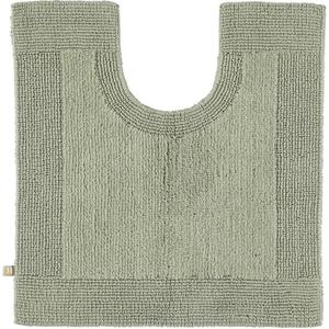 Коврик для ванной Rhomtuft Prestige квадратный 60х60см цвет нефрит, зеленый