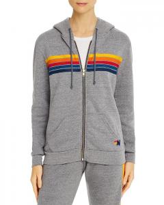Толстовка с капюшоном в радужную полоску Aviator Nation