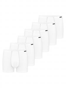 SCHIESSER Боксеры 'Cotton Essentials' в белом цвете