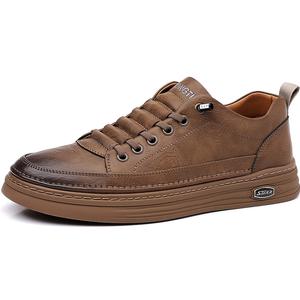 POPULAR ROUSE PR Коричневые мужские скейтерские кеды лоу-топ, цвет Brown