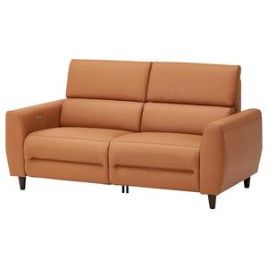 2-местный диван с электрическим реклайнером RULLERUM IKEA, grann/bomstad золотисто-коричневый