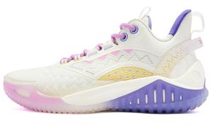 Баскетбольные кроссовки Blast 2.0 Basketball Shoes Men Low-Top Ivory Nitrogen Violet Qiaodan