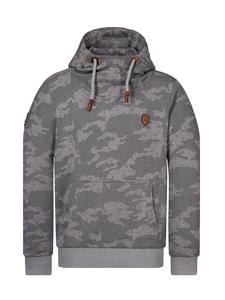 Naketano Толстовка с капюшоном Supapimmel темно-серого меланжевого цвета (камуфляж)