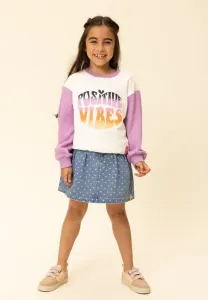 Юбка-Трапеция bandplooi hearts Looxs Revolution, Blauw