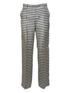 Брюки из хлопка с ромбовидным узором 'S Max Mara, черный