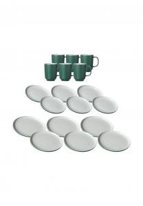 Столовый сервиз Ritzenhoff & Breker Jasper, 18 штук, зеленый
