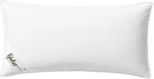 Перьевая подушка fjödur "Fleur", наполнитель: 85% перо и 15% пух, чехол: натуральный хлопок, (1 штука), подушка доступна в размерах 40 х 80 и 80 х 80 см 40х80 см, белый