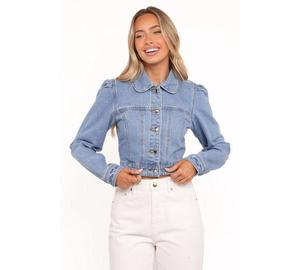 Женская укороченная джинсовая куртка Faven Petal and Pup, Blue