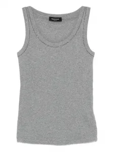 Майка с круглым вырезом Fabiana Filippi, серый