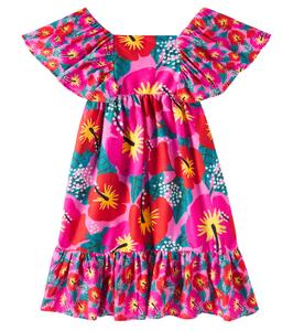 Платье из хлопка с принтом Чита Плим Fábula, Colorido