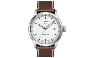 TISSOT Часы Speed Run Series Automatic Mechanical Movement Men's Watch Watch 43mm White Dial Stainless Steel Case, White Dial