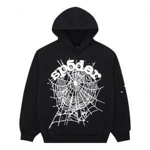 Худи SP5DER OG Web Hoodie 'Black', черный
