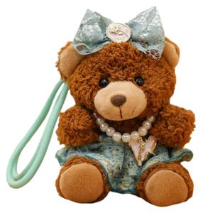 Bee Dog, Bear Xiu Di Color Ribbon Collection кукла плюшевый брелок высота 13см Small bubble, Fragrant