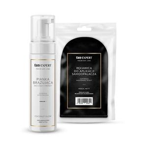 Пена для автозагара + перчатка TanExpert Coconut Glow