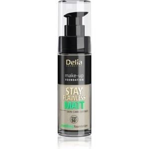 Delia Cosmetics Матирующая основа Stay Flawless 16H № 404 Кашемир 30 мл