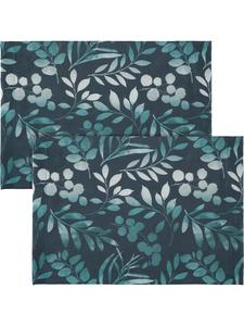 Erwin Müller Набор салфеток под тарелки, 2 шт , бензиновый цвет