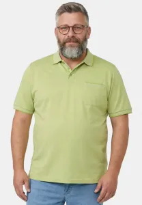 Двухцветная рубашка-поло с коротким рукавом Men Plus, Moss Green