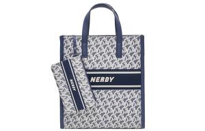 Nerdy Полиэстеровая сумка-шоппер комбо ручная сумка через плечо большой размер унисекс темно-синий