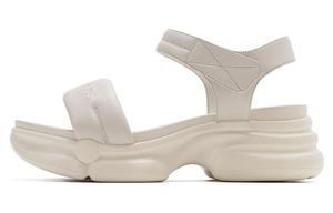 Стильная сандалия на каблуке 6 см женская ELLE, экрю