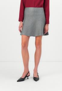 Юбка ONLY ONLMELLI SHORT SKIRT, Medium Grey/Mottled Grey