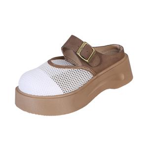 WUJI Женские противоскользящие устойчивые к истиранию закрытые тапочки Ecru, цвет Ecru