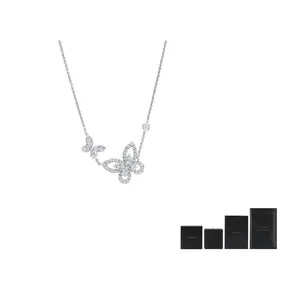 Graff 18K White Gold ожерелье женское