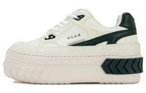 Кеды, скейтборд обувь женская низкая белый/зеленый Both