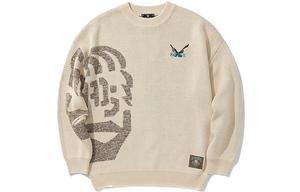 Li-Ning Li Ning Свитер Мужской Dusty Khaki Crew Neck Moderate Others