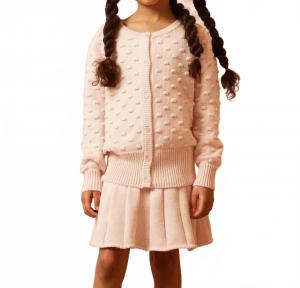 Кардиган Popcorn Knit в цвете красный Mika & Milo, красный