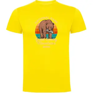 Футболка с коротким рукавом Kruskis Great Smoky Mountains, желтый