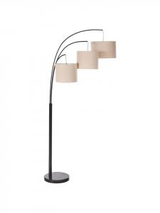 Напольные лампы CARONI бежево-черного цвета - (Ш) 70 x (В) 178 x (Д) 70 см