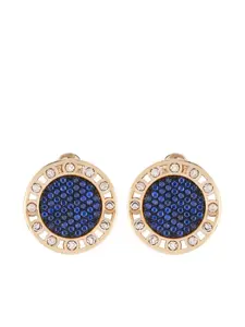 Серьги SenzaTempo из желтого золота с сапфирами и бриллиантами Officina Bernardi, золотой