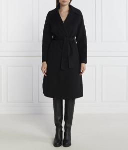Пальто женское Liu Jo с поясом полушерстяное, черный