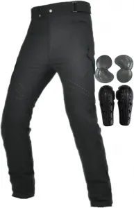 Мотоциклетные штаны унисекс для мотокросса, езды по бездорожью, мотоциклетные джинсы с защитой, включая 4 наколенника и набедренные протекторы, Schwarz