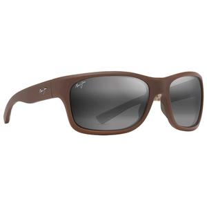 Солнцезащитные очки ano nui матовые коричневые нейтрально-серые минеральные супертонкие Maui Jim