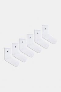 Детские носки 6 пар Polo Ralph Lauren, белый