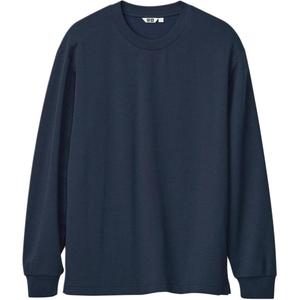 UNIQLO Футболка унисекс темно-синяя