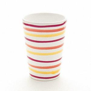 Чашка для питья Landlust 11 см Gmundner Keramik, белый/желтый/красный