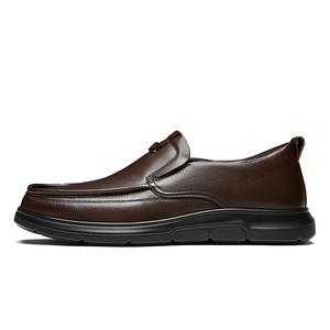 Mulinsen Мужские повседневные туфли мужские низкие топы коричневые, цвет Brown