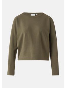 Comma Вязаный свитер цвета 7992_оливково-зеленый