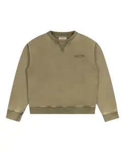 Уничтоженный садовый свитер с круглым вырезом Bram'S Fruit, зеленый