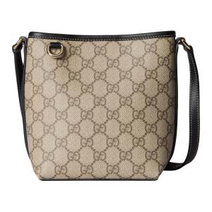 GUCCI Сумка-ведро из ткани с покрытием GG Emblem