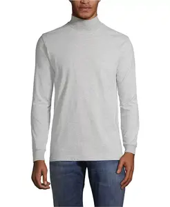 Мужская водолазка Super-T Lands' End, серый