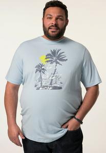 Футболка с принтом Men Plus, светло-голубой