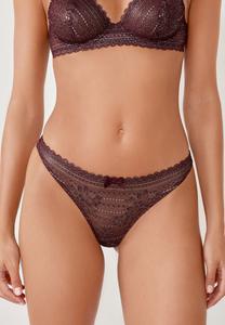 Трусы Etam PANAMA, Bordeaux Lurex/Bordeaux