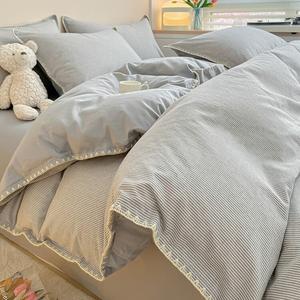 Antarctic Постельное белье 3 предмета, простыня 120x200 см, пододеяльник 150x200 см, цвет светло-серый