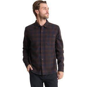 Мужская фланелевая рубашка Crossroads Roark, Dark Brown