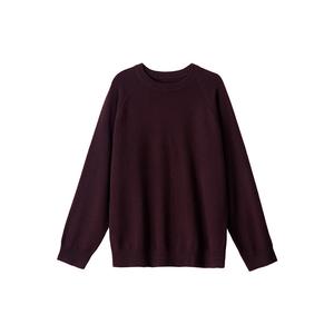 Свитер кашемировый Muji с круглым вырезом, серый